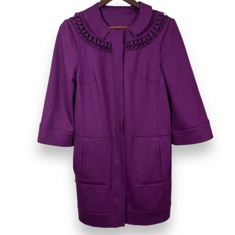 Vintage Karl Lagerfeld Purple Wool Blend Jacket